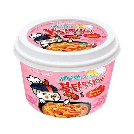 SAMYANG Buldak toppoki carbo(rice cake with hot chicken cheese flavor) 179g